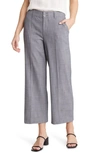 Wit & Wisdom 'ab'solution Skyrise Double Button Pants In Indigo