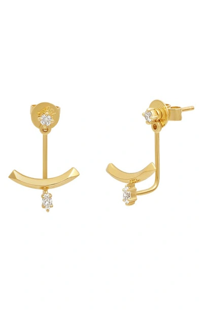 Bony Levy Aviva Trend Diamond Drop Earrings In 18k Yellow Gold