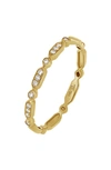 Bony Levy Geo Diamond Stack Ring In 18k Yellow Gold