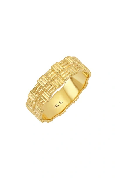 Bony Levy 14k Gold Wide Band Ring In 14k Yellow Gold