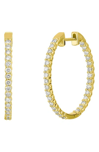 Bony Levy Audrey Diamond Hoop Earrings In 18k Yellow Gold