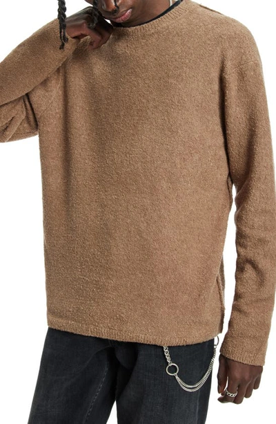 AllSaints Men's Polk Crewneck Sweater - Gray - Size S - Charcoal Marl