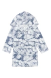 PETIT LEM KIDS' TIE DYE FITTED HOODED ROBE