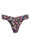 Hanky Panky Print Original Rise Thong In Confetti Flora Nordstrom Anniv