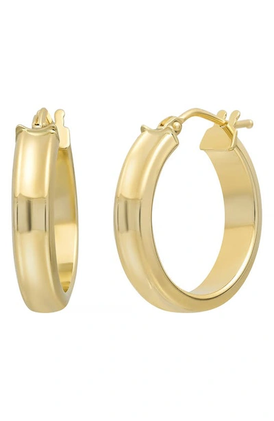 Bony Levy 14k Gold Sculpted Hoop Earrings In 14k Yellow Gold