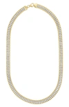 Bony Levy 14k Gold Reversible Link Necklace In 14k Yellow Gold