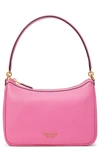 Kate Spade Small Sam Pebble Leather Shoulder Bag In Pink Cloud