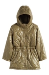 URBAN REPUBLIC KIDS' QUILTED HOODED JACKET