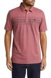 TRAVISMATHEW UNPRECEDENTED STRIPE POLO