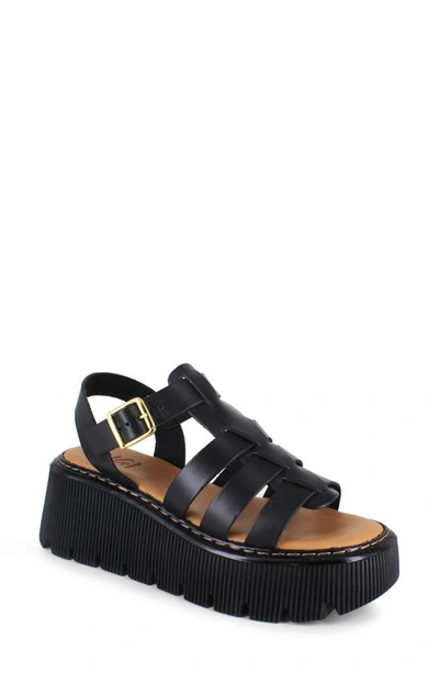 Zigi Elivette Strappy Sandal In Blk Leathe