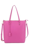 Mali + Lili Ashley Recycled Vegan Leather Everyday Tote In Hot Pink