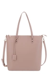 Mali + Lili Ashley Recycled Vegan Leather Everyday Tote In Taupe