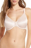 Wacoal Back Appeal Smoothing Underwire Bra In Crystal Pink Ii