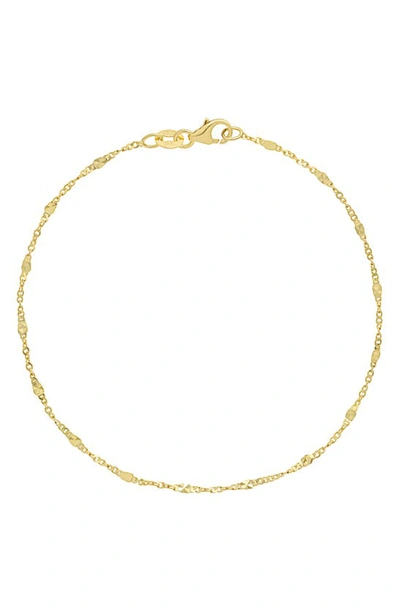 Bony Levy 14k Gold Station Bracelet In 14k Yellow Gold