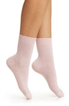 Nordstrom Rib Knit Ankle Socks In Pink Lotus