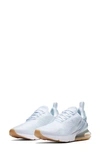Nike Air Max 270 Sneaker In White/ White Gum Leather
