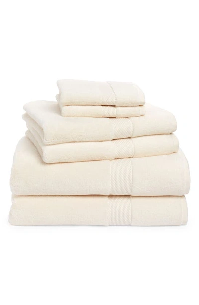 Matouk Regent 6-piece Towel Set In Ivory