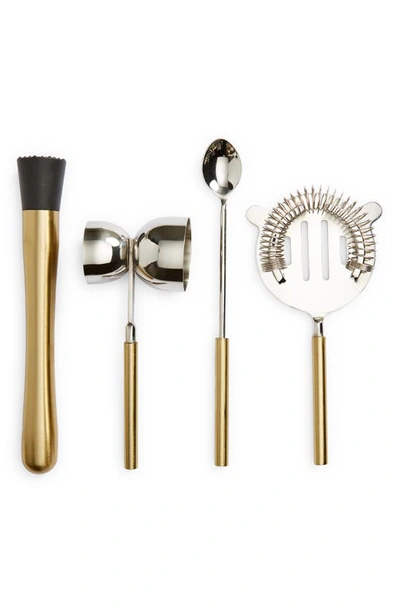 Nordstrom 4-piece Bar Tool Set In Gold
