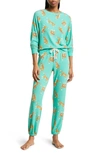 Honeydew Intimates Star Seeker Pajamas In Evergreen Tigers