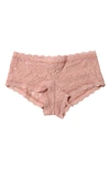 Hanky Panky Signature Lace Boyshorts In Desert Rose