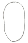 John Hardy Mens' Classic Chain Station Necklace In Silver