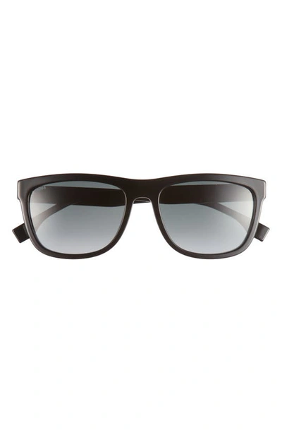 Hugo Boss 58mm Polarized Rectangular Sunglasses In Grey