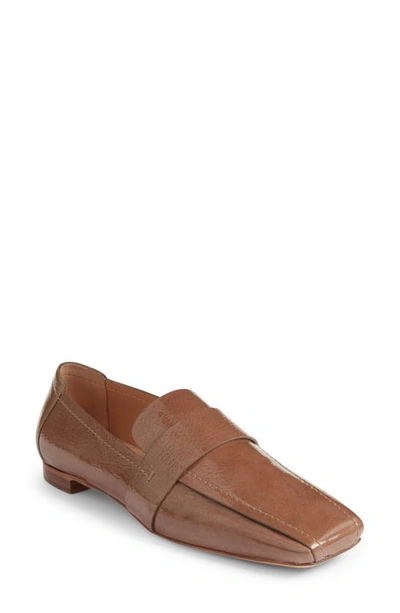 Mansur Gavriel Square Toe Loafer In Taupe