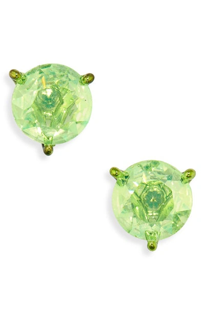 Kate Spade Trio Prong Crystal Stud Earrings In Green ModeSens