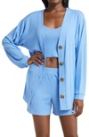 OPEN EDIT 3-PIECE COZY RIB PAJAMAS