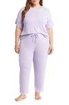 Nordstrom Moonlight Eco Easy Rib Pajamas In Purple Betta