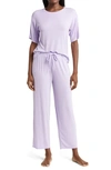 Nordstrom Moonlight Eco Easy Rib Pajamas In Purple Betta