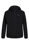 UNDER ARMOUR KIDS' SOFT SHELL WATER REPELLENT HOODED ZIP JACKET