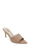L Agence Antoine Pointed Toe Sandal In Grey
