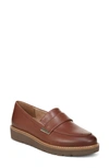 Naturalizer Adiline Loafer In Cappuccino Brown Leather