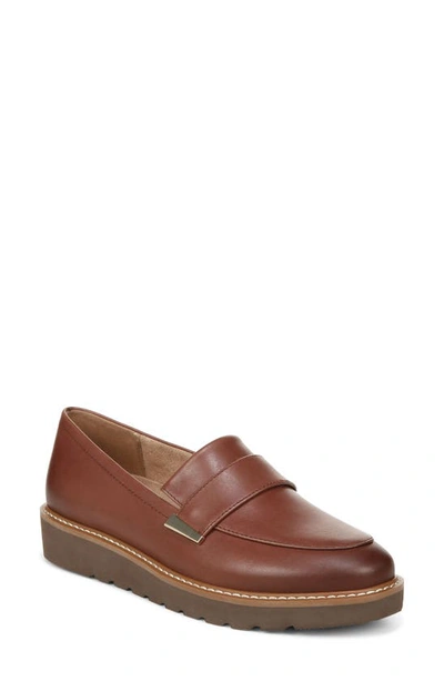 Naturalizer Adiline Loafer In Cappuccino Brown Leather