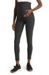 Zella Restore Soft Maternity Leggings In Black