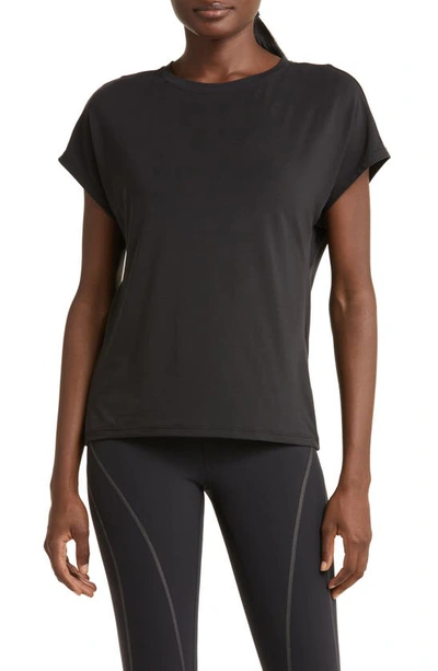 Zella Studio Cutout T-shirt In Black