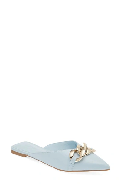 Open Edit Kristina Pointed Toe Mule In Blue Skyride