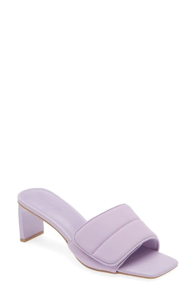 Open Edit Cava Slide Sandal In Purple Spray