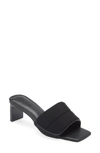 Open Edit Cava Slide Sandal In Black