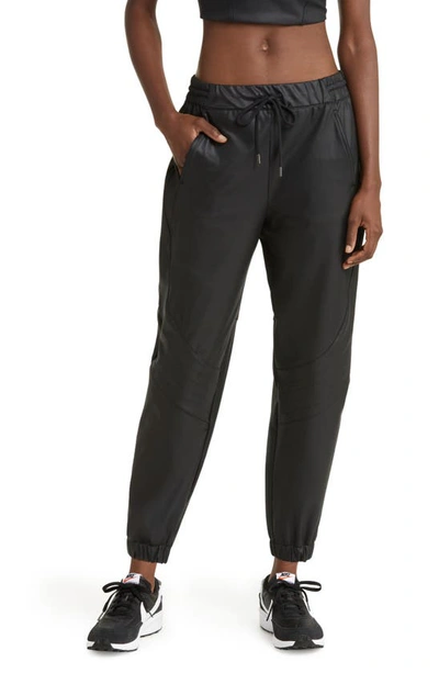 Zella Liquid Moto Joggers In Black