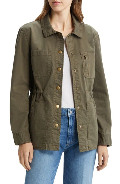 Caslon Utility Jacket In Olive Sarma