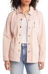 Caslon Utility Jacket In Pink Smoke