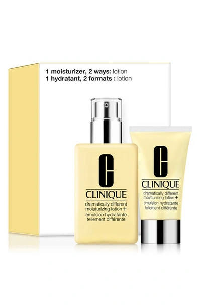Clinique Dramatically Different Moisturizer Lotion + Face Moisturizer Duo Set $62 Value