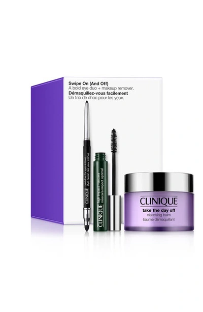 Clinique Swipe On & Off Eye Set (nordstrom Exclusive) $100 Value
