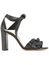 ALEXANDRE BIRMAN RUFFLE TRIM SANDALS,B35039006712133510