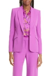 L Agence Chamberlain Blazer In Purple Cactus