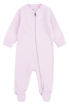 Nike Baby Boys Or Girls Essentials Long Sleeves Footed Coverall In Pink Foam