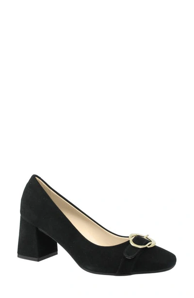Ron White Lailyn Square Toe Pump In Onyx