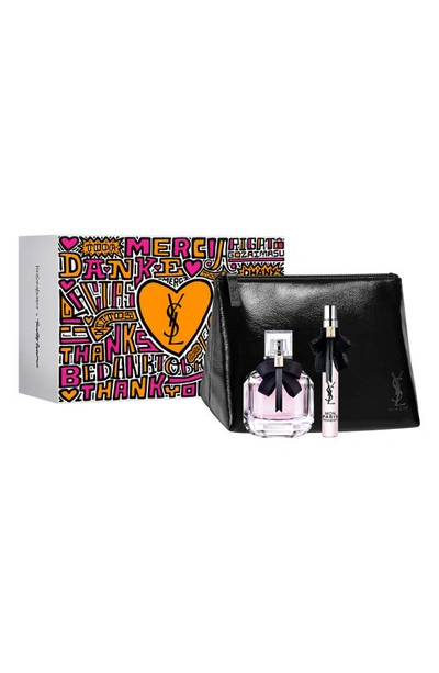 Saint Laurent Mon Paris Eau De Parfum Set $164 Value In Neutral